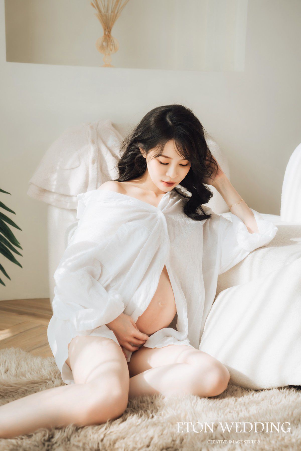 生活暖調風孕婦寫真,孕婦照,居家風孕婦攝影,孕婦裝,孕婦禮服